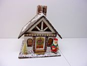WOODEN LIGHT HOUSE crispy house Christmas house decoration without lighting