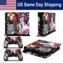 Vinyl Sticker Decal Protective Cover for PlayStation 4 PS4 Console & Controller