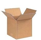 Box Brother 3 Ply Brown Corrugated Packing box Size: 7x7x7 Length 7 inch Width 7 inch Height 7 inch Shipping and Courier Box (Pack of 15)