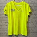 Under Armour Tops | 5) Under Armour Heat Gear Short Sleeve Top Size Large | Color: Yellow | Size: L