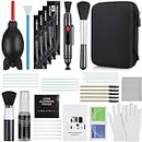 17-in-1 Camera Cleaning Kit for DSLR Cameras (Canon, Nikon,Sony), with Air Blower/Cleaning Pen/Detergent/Cleaning Cloth/Lens Brush/Carry Case