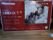Hisense 55" inch 4K LED Smart Google TV Dolby Vision HDR Chromecast A6H Series