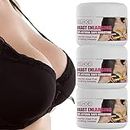 SHABU PlumpUp Breast Enhancement Cream, Breast Enhancement Cream, Breast Firming and Lifting Cream, Natural Breast Enlargement Firming and Lifting Cream, Breast Enhancement Cream for Women 50g (3pcs)