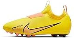 Nike Jr. Zoom Mercurial Vapor 15 Academy AG, Football Shoes, Yellow Strike/Sunset Glow-Volt Ice, 38 EU