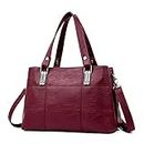Handbags for Ladies Top Handle Leather Shoulder Crossbody Bags Womens Tote Messenger Designer Purses