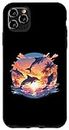 iPhone 11 Pro Max dolphin dolphins ocean dolphins animals dolphin sunset Case