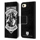 Head Case Designs Officially Licensed AMC The Walking Dead RPG Black White Daryl Dixon Biker Art Leather Book Wallet Case Cover Compatible With Apple iPhone 7/8 / SE 2020 & 2022