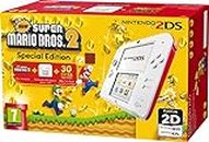 Nintendo Handheld Console 2DS - White/Red with New Super Mario Bros. 2 (Nintendo 3DS)