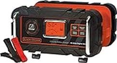 Black & Decker BC15BD Fully Automatic 15 Amp 12V Bench Battery Charger/Maintainer with 40A Engine Start, Alternator Check, Cable Clamps