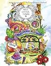 Nice Little Town: Adult Coloring Book (Stress Relieving Coloring Pages, Coloring Book for Relaxation) (Volume 4)