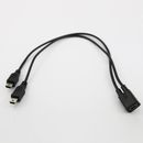 Wire Splitter Cable Black Conector General USB 2.0 Y Extension Durable
