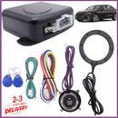 Auto SUV Keyless Entry Motor Start Alarm System Push Button Remote Starter Kit