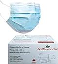 *HEALTH CANADA APPROVED - MADE IN CANADA*, ASTM Level-3 (50 PCS) Disposable Face Masks with Advanced Protection