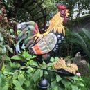 47 '' Métal Européen Peint Coq Girouette Direction Sign Home Garden Decor
