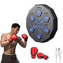 OKCELL Music Boxing Machine, Music Electronic Wall Target Training Devices with 6 Lights, Bluetooth Sensor & Gloves for Adults, for Home Exercises