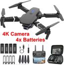 2024 New RC Drone With 4K HD Camera WiFi FPV Foldable Quadcopter + 4 Batteries
