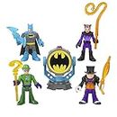 IMAGINEXT DC Super Friends - Bat-Tech Bat-Signal Figuren Multipack, inklusive Batman, Riddler, Catwoman und Pinguin-Figuren, für Kinder zwischen 3 und 8 Jahren, HFD47