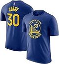 NBA Boys Youth 8-20 Official Player Name & Number Game Time Jersey T-Shirt (as1, Alpha, m, Regular, Stephen Curry Golden State Warriors Blue)