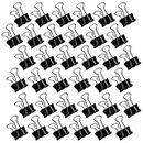 Bambalio Binder Clips 15mm Black Set of 36 Pieces
