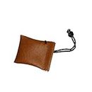 SHERCHPRY 2pcs Coin Purse Brown Change Purse Vintage Cards Vintage Coin Bag Lanyard Wallet Lanyard Neck Pouch Money Storage Wallet Hanging Neck Business Card Holder Men and Women