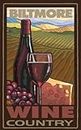 Northwest Art Mall Biltmore Wine Country North Carolina Wall Art by Paul A Lanquist, 11 by 17-Inch