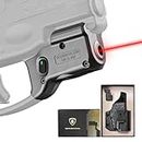 WARRIORLAND Red Laser Sight and Kydex Holster Combo Tailored Fit Taurus G2C/G3C/PT111 Millennium G2/PT140, Ultra Compact G2C Beam Sight, Gun Sight with Ambidextrous On/Off Switch & Power Indicator