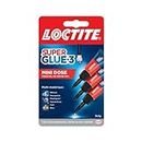 Loctite Super Glue-3 Mini dose (3 x 1 g), colle extra forte pour réparation de qualité, colle forte & rapide tous matériaux, colle universelle liquide en format doses
