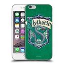Head Case Designs Licenza Ufficiale Harry Potter Slytherin Cresta Sorcerer's Stone I Custodia Cover in Morbido Gel Compatibile con Apple iPhone 6 / iPhone 6s