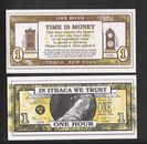 Local Currency, One Ithaca Hour, Series 1994 Uncirculated Proof 