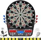 Viper 850 Electronic Dartboard, Ultra Bright Triple Score Display, 50 Games With 470 Scoring Variations, Regulation Size Target-Tested-Tough Segments Made From High Grade Nylon, Includes 6 Darts