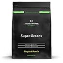 Poudre Super Greens | Shake détox riche en nutriments | Soutient le système immunitaire | 100% végétal | THE PROTEIN WORKS | Punch Tropical | 250g