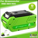 For Greenworks G-MAX 29462 40V 8000mAh Battery 29472 29717 29727 24252 Li-Ion UK
