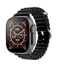 I-Tech Ultra Series Smart Watch T800, Campatible for Apple & Android -Bluetooth Call, Fitness Tracker, Voice Assistance, HD Display (Black)