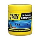 Motomax 2K Rubbing Compound 200g | Removes Minor Scratches, Swirl Marks, Paint defect and Oxidization from metal surfaces on Cars, Bike, Motorbikes | Removes dirt, grime, stains to make surface glossy