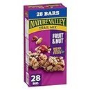 NATURE VALLEY - VALUE PACK SIZE - Fruit and Nut, Almonds, Raisins, Peanuts, Cranberries Granola Bars, Pack of 28 Bars, 980 Grams Package, Whole Grains, No Artificial Colours, No Artificial Flavours