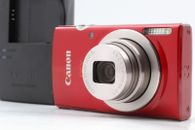 [COMO NUEVA] Cámara digital Canon IXY 180 PowerShot ELPH 180 20 MP roja de JAPÓN #