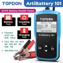 TOPDON AB101 Car Battery Tester 100-2000 CCA Automotive Alternator Analyzer