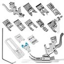 ALAMSCN 14pcs Presser Feet Set with Snap On Low Shank Adapter Universal Presser Foot Holder for Brother Singer Janome Babylock Kenmore Sewing Machine Use