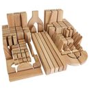 Whitney Brothers WB0369 Children's Intermediate 118-Piece Maple Wood Block Set