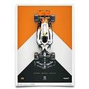 Automobilist McLaren Formula 1 Team - Lando Norris - The Triple Crown Livery - 60th Anniversary - 2023 | Limited