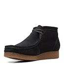 Clarks Men's Shacre Boot Ankle, Black Suede, 8.5 Wide