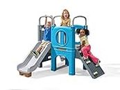 Step2 Scout & Slide Climber Playset for Kids, Ages 2+ Years Old, Toddler Slide and Climbing Wall, Outdoor Playground for Backyard, Sturdy Plastic Frame, Easy Set Up