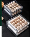 Eierhalter Box Tablett Aufbewahrung Organizer Kühlschrank knackig Küche Aufbewahrung Zubehör