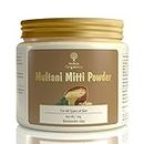 Indus Organics Multani mitti Powder | Bentonite Clay | for Hair and Skin | Black head | Open Pores | Skin whitening | Tan Removal | 120 gm