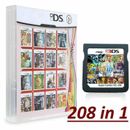 Cartouche Nintendo DS des meilleurs jeux 208 en 1 - Version ultime - 3DS 2DS NDS