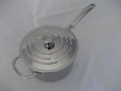 Le Creuset 3-Ply Stainless Steel Saucepan With Lid 20 cm; 3,8 L; 4 Qt; 8"