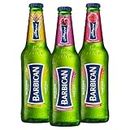 Barbican Non-Alcoholic Beer | Alcoholic Free Beverage | Assorted Flavors 330ml Glass Bottle | Caffeine-free | Pack of 3 (330ml x 3) | Malt, Pomegranate, Raspberry