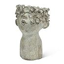 Abbott Collection Home 27-BACI-188-LG Abbott Collection Large Kissing Face Planter