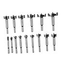 DOITOOL 15pcs Wood Punching Hole Saws Tools Punch Down Tool Mini Rotary Tool Round Hole Wood Hole Drill Bit Hole Opener Harbor Freight Bit Wave Bit Wooden Door Lock Hinged Drill