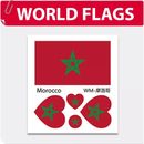 TATOUAGE TEMPORAIRE DRAPEAUX ( MAROC MOROCCO) | FLAGS TEMPORARY TATTOO 